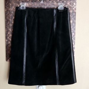 Alfani Suede and Leather Skirt